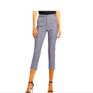 Victoria Beckham for Target womens plaid cropped pants size 10